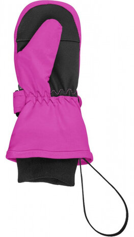 wanten sneeuwvlok junior polyester roze mt 2/3 jaar