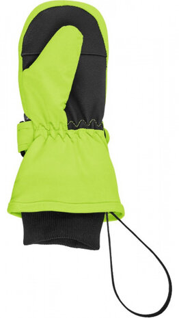wanten sneeuwvlok junior polyester groen mt 3/4 jaar