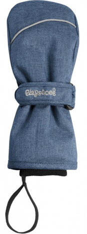 wanten junior polyester jeansblauw maat 3/4 jaar