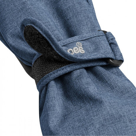wanten junior polyester jeansblauw maat 3/4 jaar