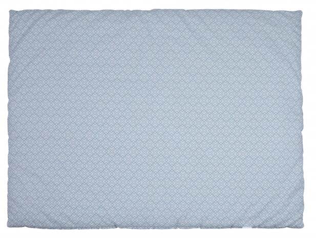 boxkleed 75 x 95 cm katoen/bamboe blauw