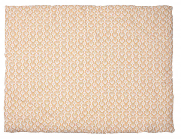boxkleed 75 x 95 cm katoen/bamboe wit/bruin