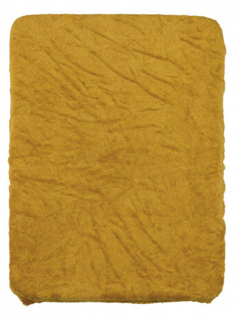 aankleedkussenhoes 70 cm bamboe/polyester okergeel
