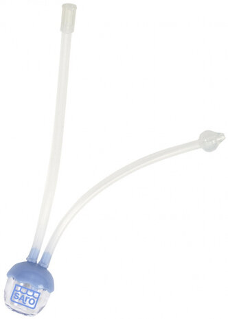 neusjesreiniger baby polypropyleen blauw/wit