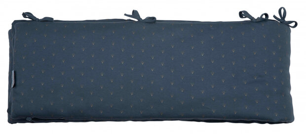 boxbumper 320 x 30 cm katoen donkerblauw