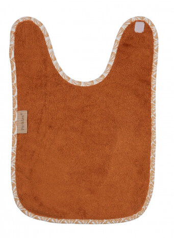 slabbetje 46 x 33 cm bamboe/polyester bruin