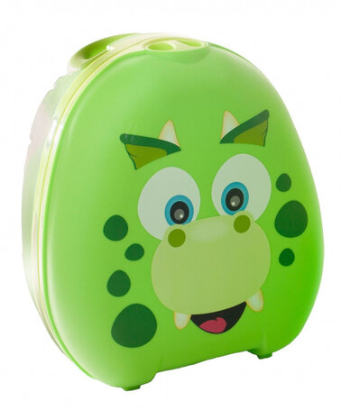 plaspotje My Carry Potty Dino 26 x 15 cm groen