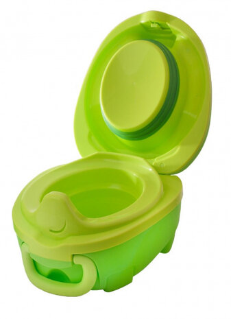 plaspotje My Carry Potty Dino 26 x 15 cm groen