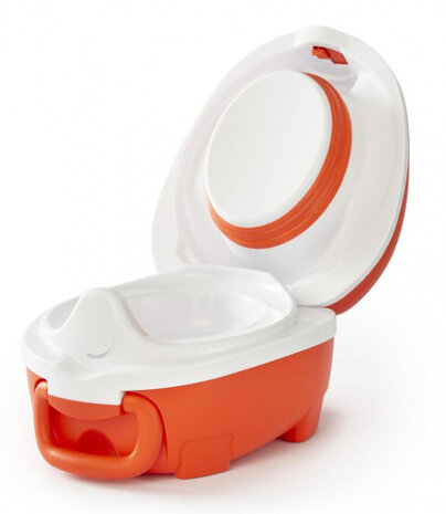 plaspotje My Carry Potty Vos 26 x 15 cm oranje/wit