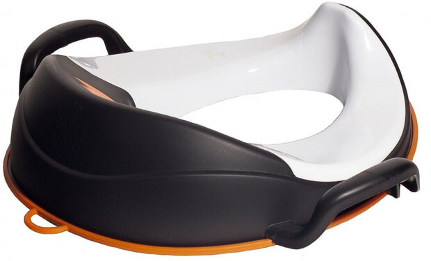 toiletverkleiner My Carry Potty Pingu&iuml;n 23 x 15 cm zwart/wit