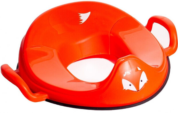 toiletverkleiner My Carry Potty Vos 23 x 15 cm oranje/wit