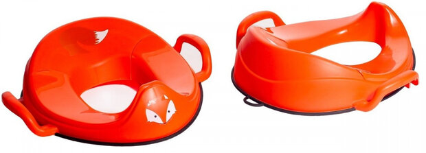 toiletverkleiner My Carry Potty Vos 23 x 15 cm oranje/wit