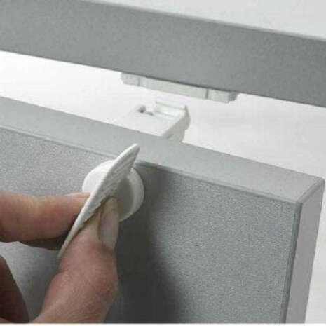 aanvullingsset magneetslot startersset wit 4 stuks