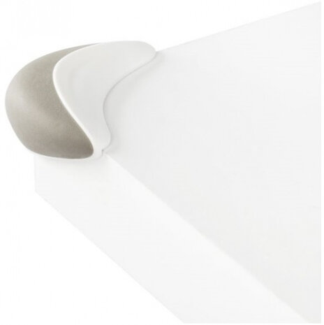 tafelhoekbescherming deluxe 4,5 cm wit foam