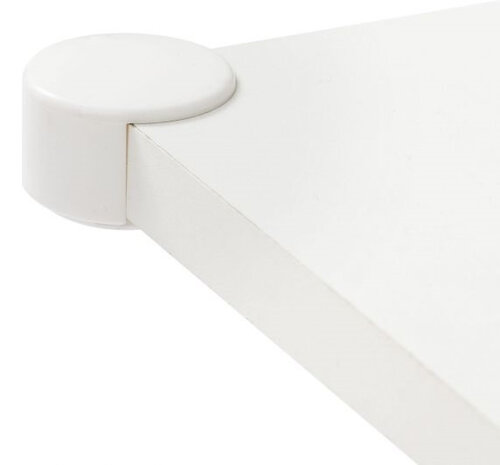 tafelhoekbescherming dubbel 3 cm wit 4 stuks