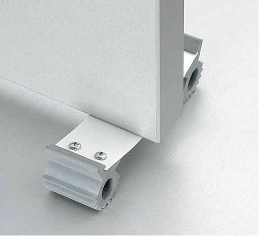 deurklem staal zilver one-size