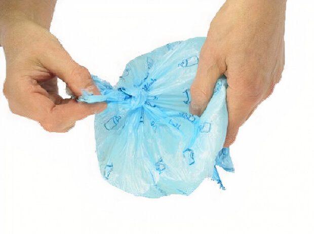 luierzakjes Knot A Bag Dispenser 30 cm blauw