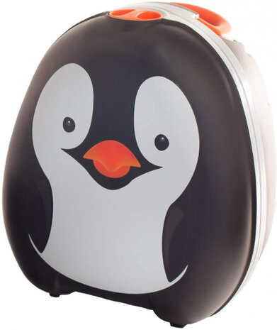 plaspotje My Carry Potty Pinguin 26 x 15 cm zwart/wit