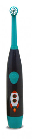 tandenborstel Planet 24 x 8,5 cm navy/groen