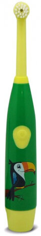tandenborstel Tropical 24 x 8,5 cm groen/geel