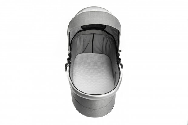 kinderwagen One sportstoel/reiswieg 108 cm lichtgrijs