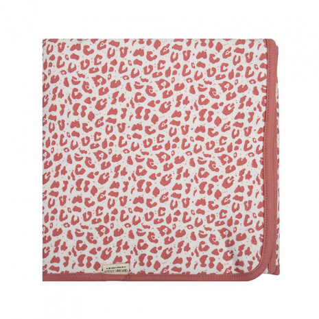 dekbedovertrek Leopard junior 110 x 140 cm katoen roze