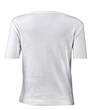 T-shirt korte mouw Piraat Paul jongens katoen wit mt 116