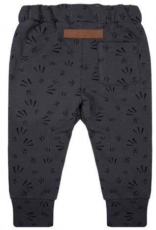 broek vuurwerk junior katoen donkergrijs mt 122