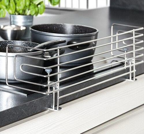 fornuisrek Reer 60 x 14 cm RVS zilver