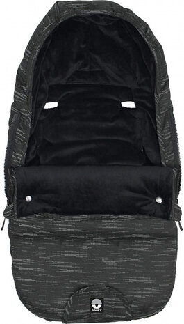 voetenzak Matrix 70 x 40 cm polyester antraciet