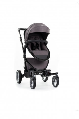 kinderwagen One sportstoel/reiswieg 108 cm donkergrijs