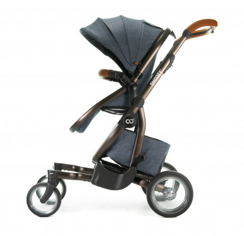 kinderwagen One sportstoel/reiswieg 108 cm blauw