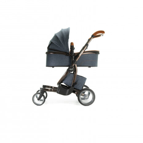 kinderwagen One sportstoel/reiswieg 108 cm blauw