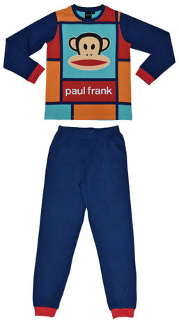 pyjama Moza&iuml;ek jongens katoen blauw maat 8 jaar