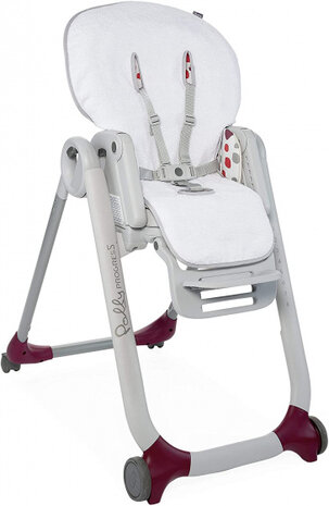 stoelbeschermer Polly katoen wit one-size