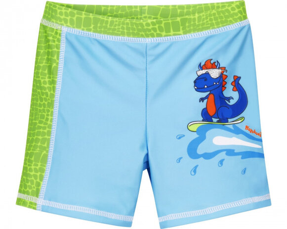 zwembroekje Dino jongens polyester blauw maat 98/104