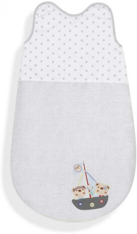 trappelzak junior 70 x 39 cm katoen/polyester wit