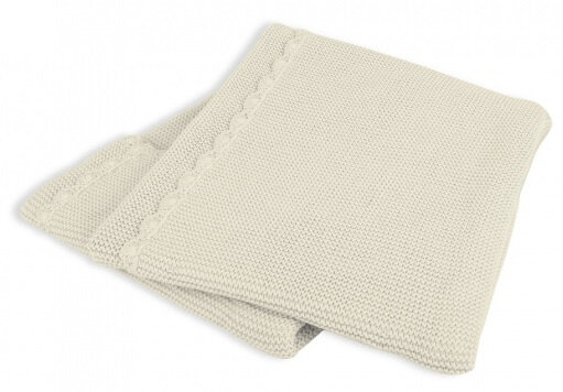 babydeken Basic 75 x 100 cm katoen beige