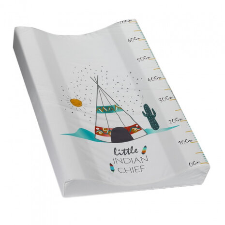 aankleedkussen Indio 70 x 55 cm PVC wit