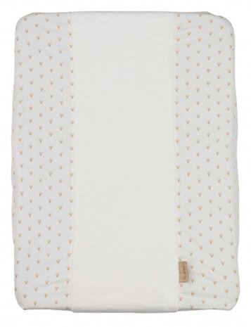 aankleedkussenhoes Gold 70 x 50 cm katoen beige