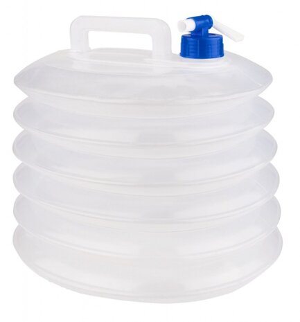 Water jerrycan met kraan 15 liter opvouwbaar