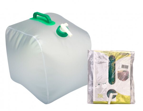Water jerrycan met kraan 20 liter opvouwbaar