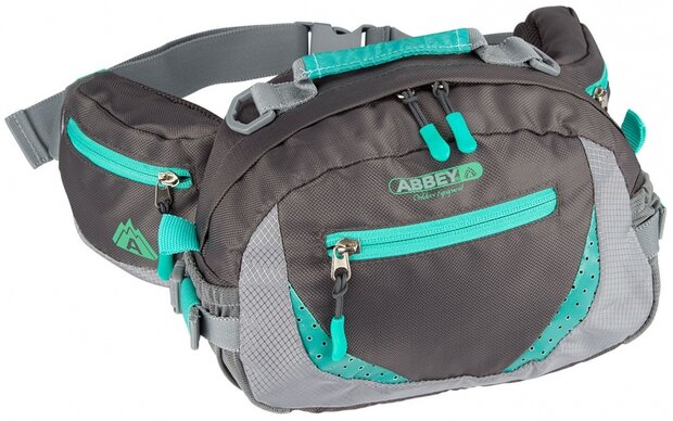 Outdoor Heuptas groen antraciet/grijs 18 x 24 x 13 cm