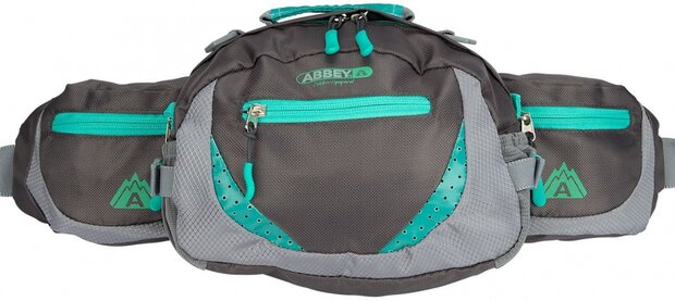 Outdoor Heuptas groen antraciet/grijs 18 x 24 x 13 cm