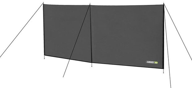 windscherm 300 cm grijs