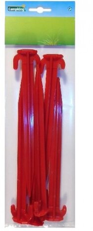 tentharing 6 stuks 20 cm rood