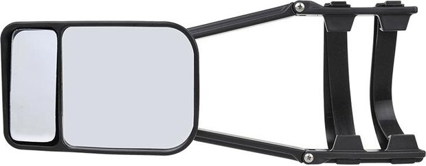 caravanspiegel Duo 23 cm zwart
