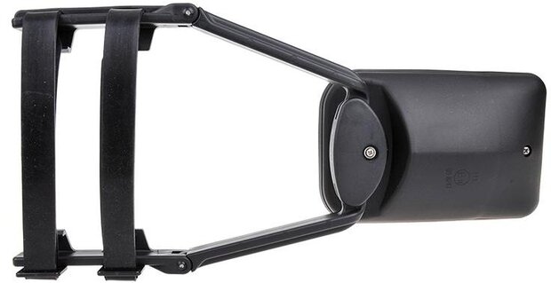 caravanspiegel Duo 23 cm zwart