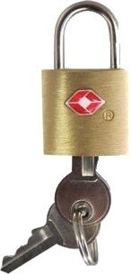 bagageslot TSA Luggage Lock goud/zilver 4 cm