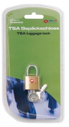 bagageslot TSA Luggage Lock goud/zilver 4 cm